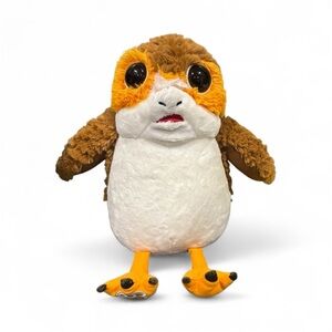 Build-A-Bear Star Wars Brown and White Plush Porg 14” (No Sound)
